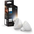 Miniatyrbild 1 av 7: Ampull ansluten - PHILIPS HUE - MR16 - Vitt ljus - Bluetooth-kompatibel - 2-pack - Fungerar med app och röst