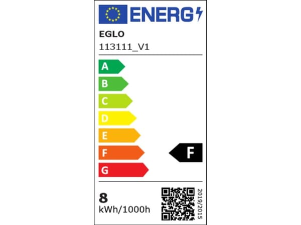 EGLO E27 LED A60 opal standardpære med varmt hvitt lys, 3-delers pakke