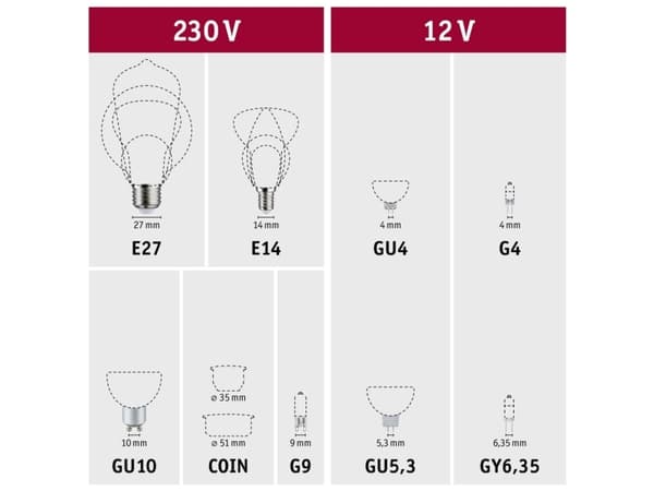 Paulmann 28822, 3,5 W, 28 W, GY6.35, 300 lm, 15000 timer, Varm hvit