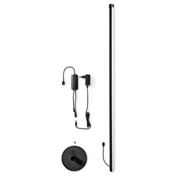 RGBIC 10W Smart Wifi Stämningslampa 180lm 2700-6500K Nedis Svart