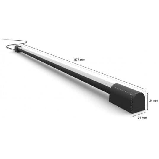 PHILIPS HUE Philips Hue Play Gradient ljusrör 75cm, svart