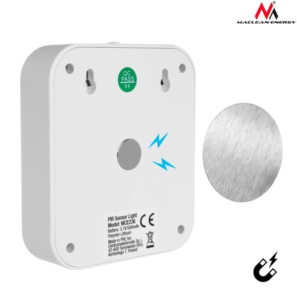 LED-trappbelysning med rörelsesensor, 4000K, 3,7V/500mAh