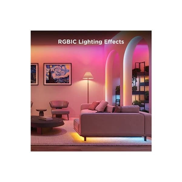 LED-remsa - GOVEE - RGBICW - 5 m - Flerfärgad - WiFi + BT