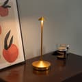 Miniatyrbilde 5 av 5: LED-bordlampe i aluminium med justerbar lysstyrke og USB-lading - Gull