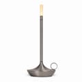 Miniatyrbillede 3 af 4: LED-bordlampe i aluminium med varmt hvidt lys og lysdæmper - Sølv