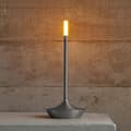 Miniatyrbillede 2 af 4: LED-bordlampe i aluminium med varmt hvidt lys og lysdæmper - Sølv