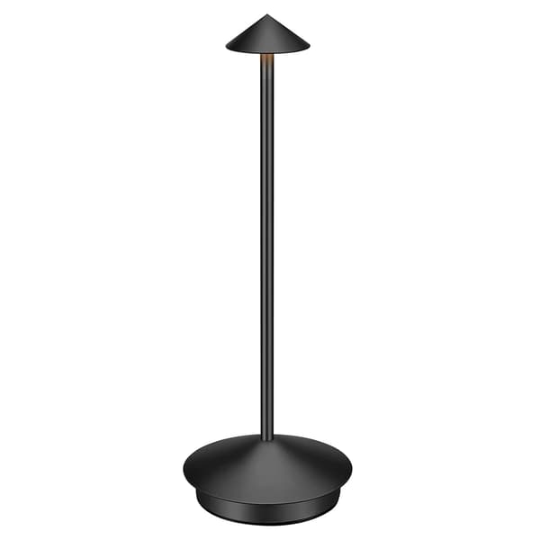 Alumiininen LED-pöytävalaisin säädettävällä kirkkaudella ja USB-latauksella - Svart