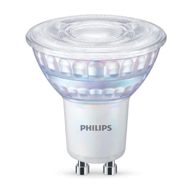 Philips LED Classic GU10 lämmin valo 1 kpl (6,2 W), himmennettävä LED-ajovalo, lämmin valkoinen, himmennettävä lämmin valo