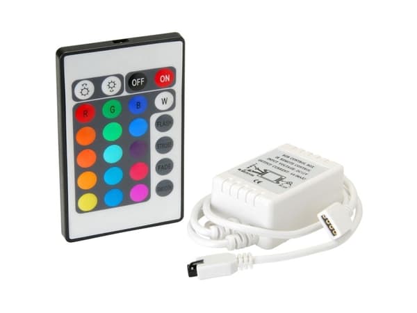Ikke vist_V Fjernkontroll Led Rgb 12Vdc 3X2a 72W