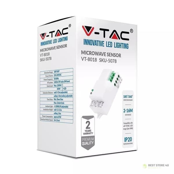 V-TAC VT-8018 mikroaaltouunin liiketunnistin