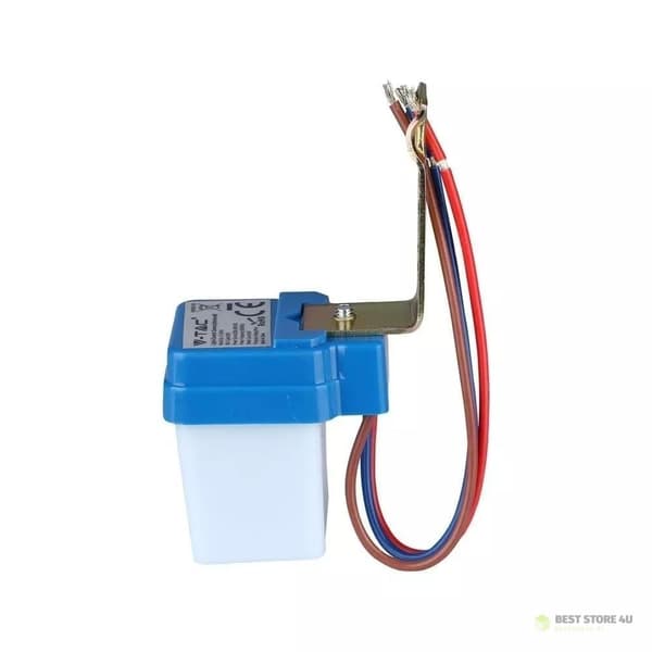 Hämärätunnistinvalaisin 6A 1400W 5-15LUX V-TAC VT-8019