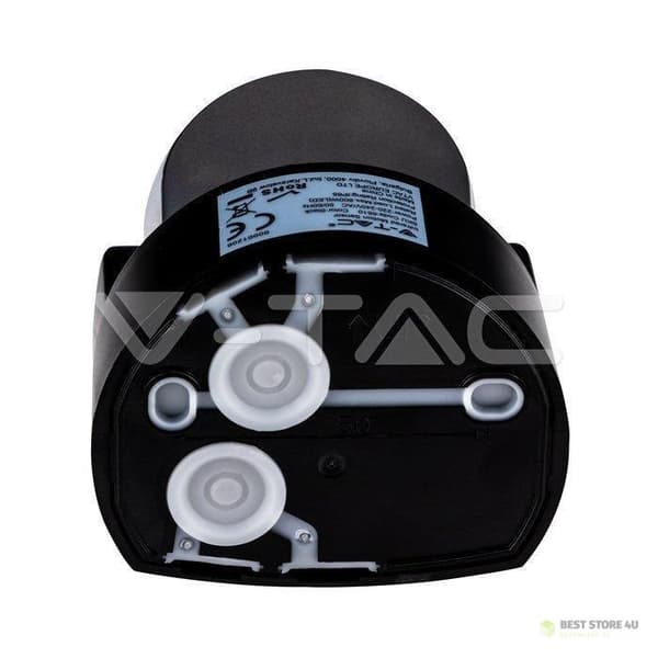 V-TAC Liiketunnistin Seinäkiinnike Musta 180°/360° IP65 VT-8093