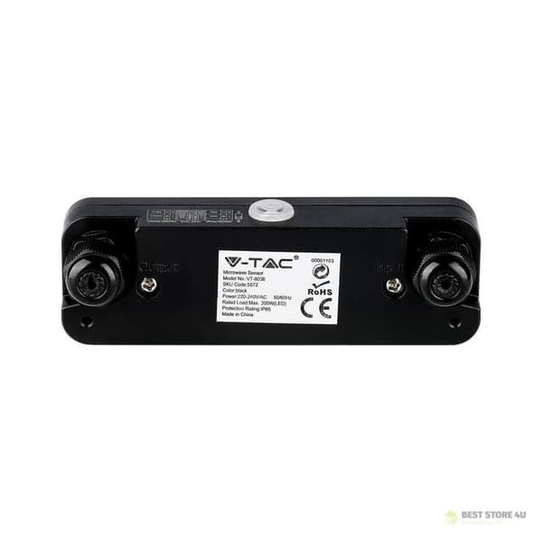 Mikroaaltoliiketunnistin musta V-TAC VT-8036