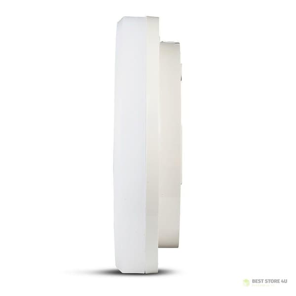 Rund loftslampe til overflademontering V-TAC 15W LED SAMSUNG CHIP IP44 120Lm/W VT-8033 4000K 1850lm 3 års garanti