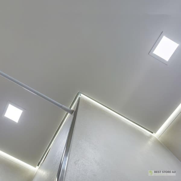 V-TAC LED-paneeli upotettava Premium-alasvalo 6W neliö 120x120 VT-61006 4000K 660lm