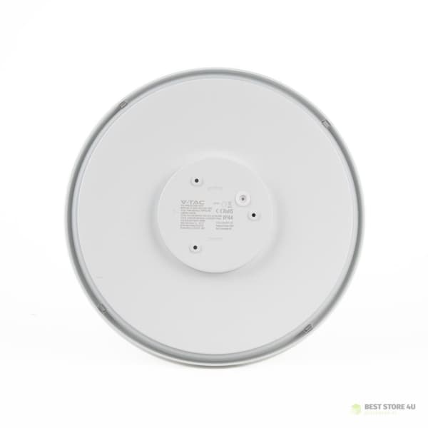 V-TAC 36W LED Loftlampe Rund 42cm Påbygningsmonteret Fjernbetjening Bevægelsessensor IP44 Hvid VT-8630S 4000K 3820lm