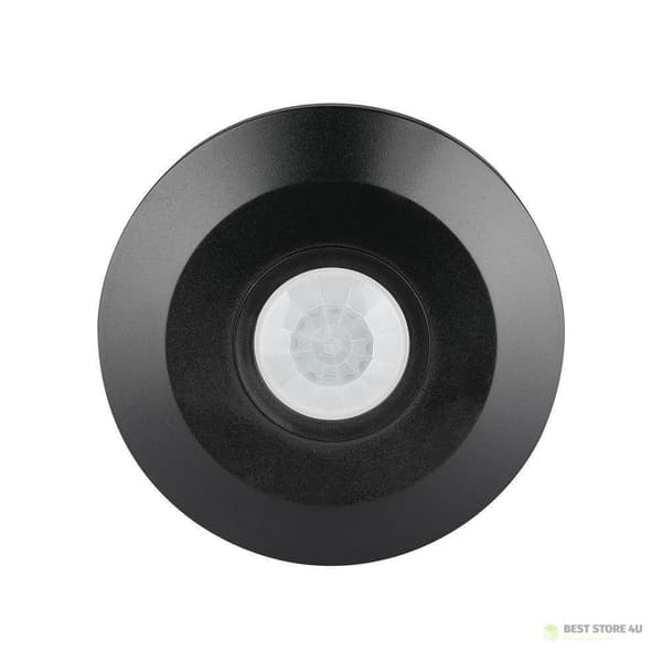 Bevægelsessensor 360st V-TAC Overflademonteret Loftslampe SLIM 25mm Sort VT-8027