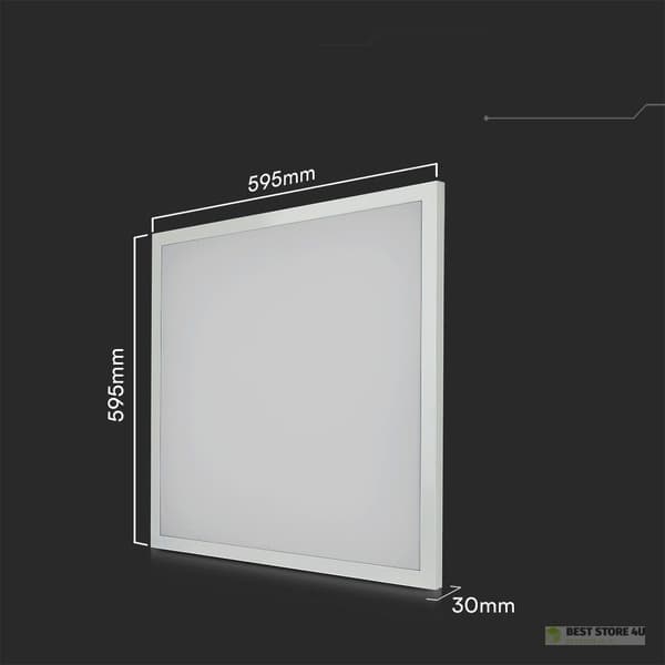 LED-panel V-TAC 40W 600x600 SAMSUNG CHIP 3-i-1 Ytmonterad/Infälld VT-6139 6500K 3960lm 3 års garanti