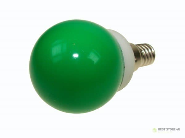 Orvil E14 grön LED-lampa