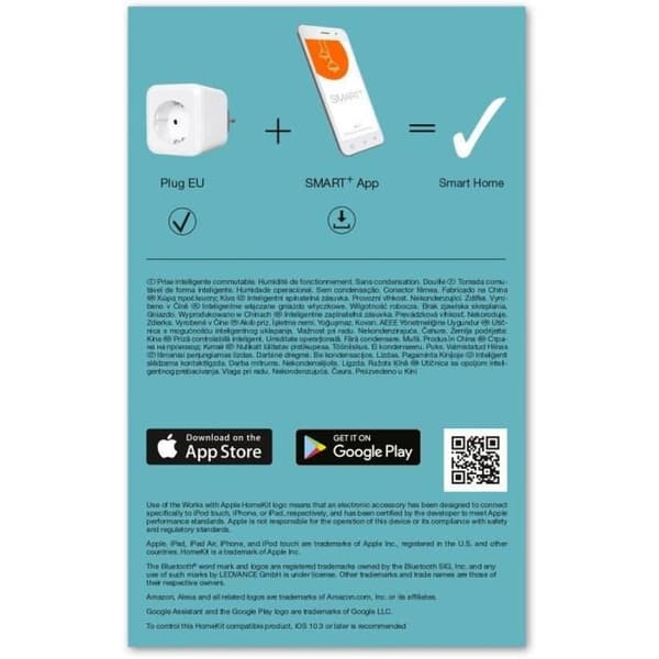 LEDVANCE Smart+ Bluetooth PLUG Anslutningsbar kontakt