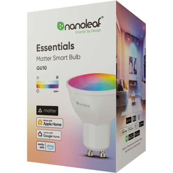 Nanoleaf Matter Essentials Gu10 Connected Rgbw LED-lampa - inomhuslampa