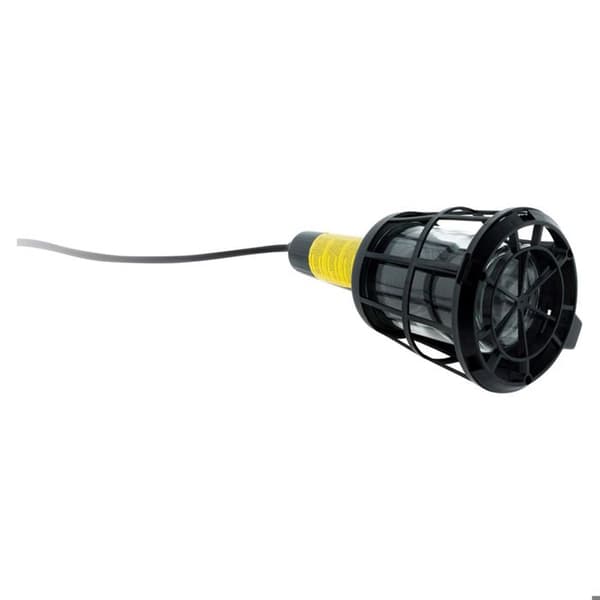 Baladeuse plastikkabel 60W E27 utan glödlampa 5m - Svart - Zenitech