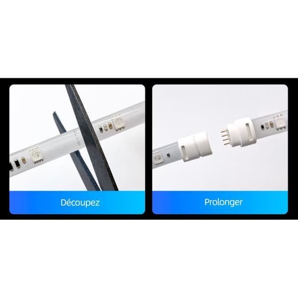 Förlängning för PRO LED-remsa XIAOMI YEELIGHT 1M - YEELIGHT - YLDD007 - RGB - Gaming - Kompatibel med Razer Chroma