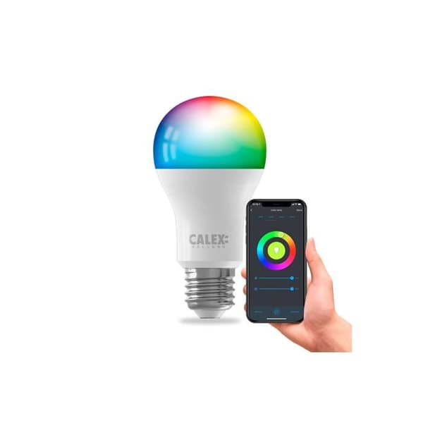 Standard E27 LED-ansluten glödlampa - CALEX - Vit, färg + intensitetsvariation