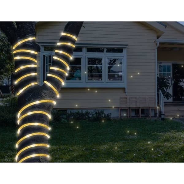 Ljuslist Måne i Rummet ML54GC Dekorativ kabel 100LED 10m med varm vit guldglitter IP44