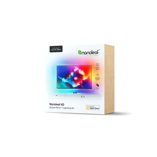 Ruban Led Nanoleaf Nanoleaf 4D Kit Nanoleaf 4D Skärm Spegel + Kit Lightstrip (För TV och skärmar upp till 65''/165 cm)