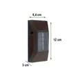 Miniatyrbild 6 av 7: LED-solcellsvägglampa (up-downlight), 2 st. svart