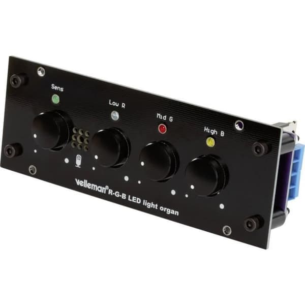 RGB LED ljusorgel - Whadda - WSL209 - Monteringssats 12V, 24V