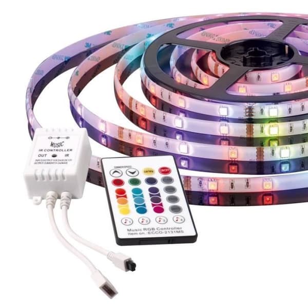 Activejet AJE-LED MUSIC SRIPE Ljusstark LED Universalljuslist Inomhus & utomhus