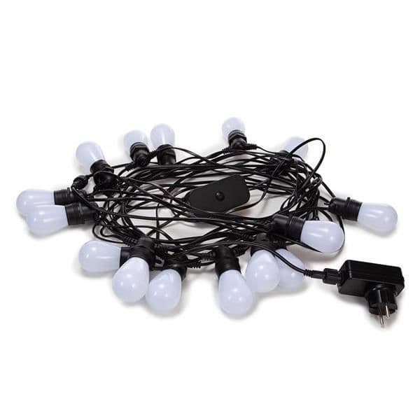 TUYA LED - 15 M - 15 VITA LAMPOR - SVART KABEL - SMART VELLEMAN V-T