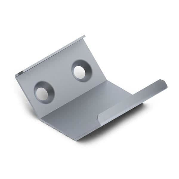Monteringsstöd för LED-remsprofil Alu-Corner - Velleman - Fjäderstål - Silver