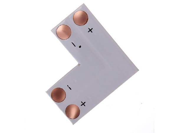 Nenurodyta_V Led Strip Connect 10Mm L Shape Solder