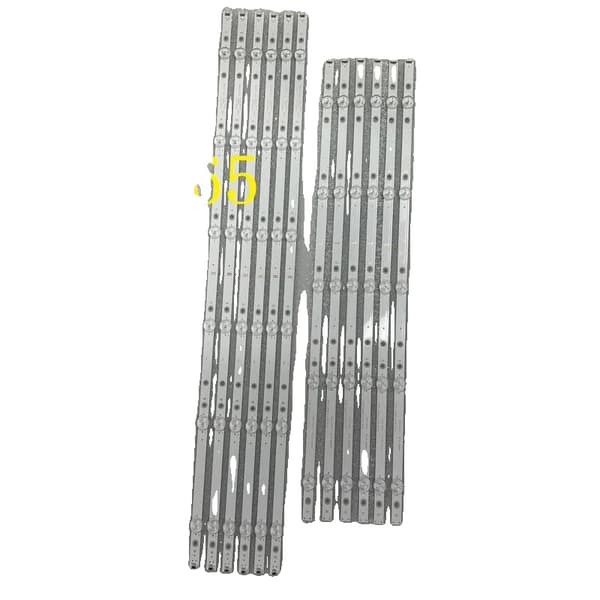 LED-bakgrundsbelysningsremsa, hållbar aluminiumkonstruktion, lång livslängd på 100 000 timmar, idealisk för vardagsrummet.