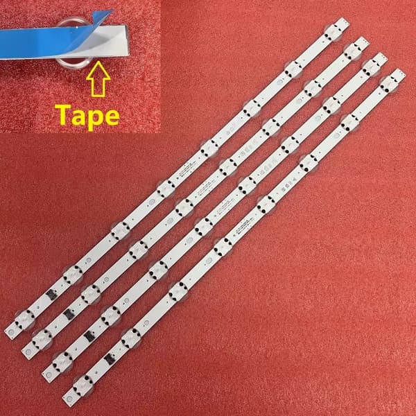 LED-taustavalaistusnauhasetti, 8 LEDiä, 58,2 cm pituus