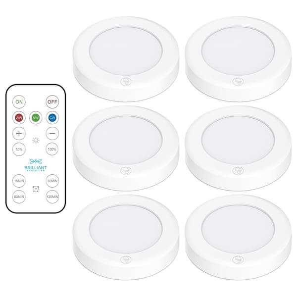 Brilliant Evolution LED-valonheittimet kaukosäätimellä 6-packin kanssa