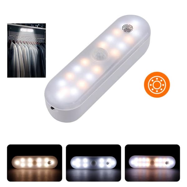 LED-valo liiketunnistimella - magneettinen ja ladattava