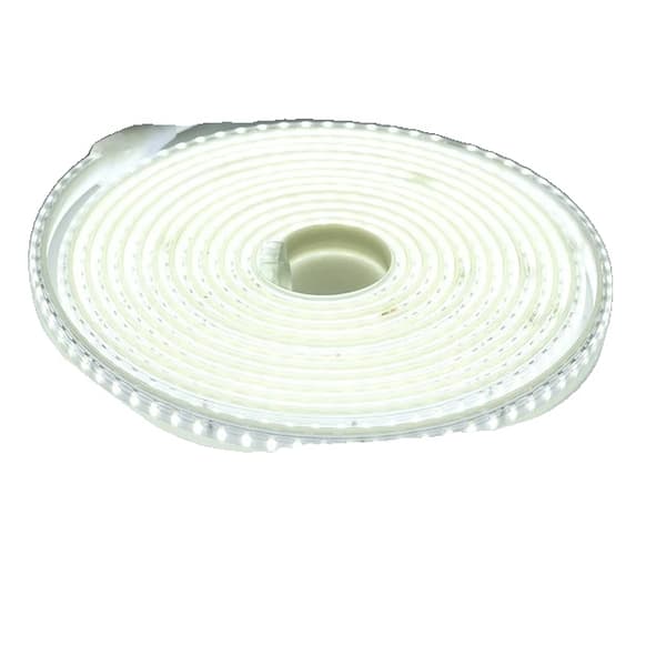 LED-remsa, hög ljusstyrka, inomhus/utomhus dekorativ belysning, Vit Ljus, 8M