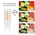 Miniatyrbild 5 av 9: Bomclap 5-pack G9 LED-lampor 3W 3000K varmvit ersätter 28W-40W halogen, ej dimbar