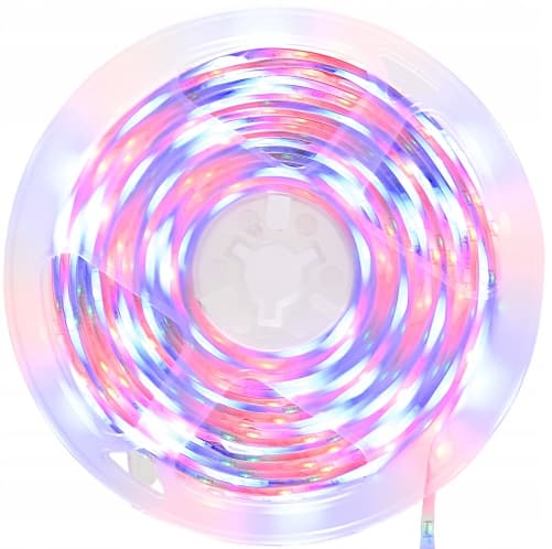 RGB LED-STRIP MULTIFARVET VANDTÆT 5m + FJERNBETJENING