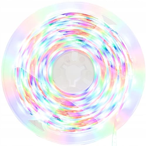 RGB LED-STRIP MULTIFARVET VANDTÆT 5m + FJERNBETJENING