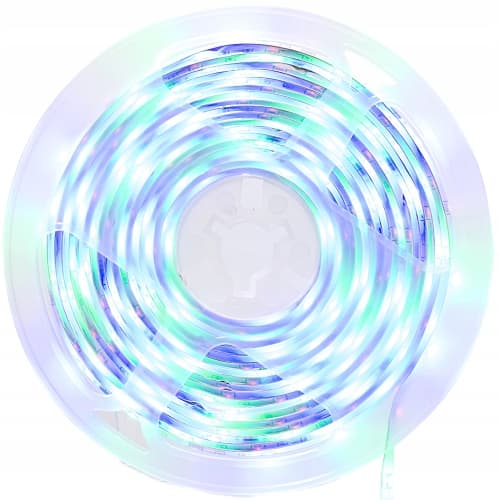 RGB LED-STRIP MULTIFARVET VANDTÆT 5m + FJERNBETJENING