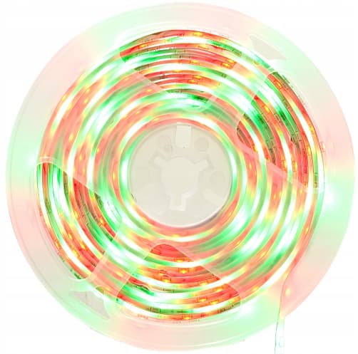 RGB LED-STRIP MULTIFARVET VANDTÆT 5m + FJERNBETJENING