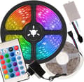 Miniatyrbillede 1 af 11: RGB LED-STRIP MULTIFARVET VANDTÆT 5m + FJERNBETJENING
