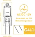 Miniatyrbillede 2 af 8: Lollanda G4 Halogenlampe, Varm Hvid 2800K, Dæmpbar 10/20W
