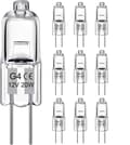 Miniatyrbillede 1 af 8: Lollanda G4 Halogenlampe, Varm Hvid 2800K, Dæmpbar 10/20W