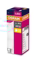 Miniatyrbillede 3 af 5: LED-pære VALUE E14 5W=40W 2700K 470lm 827 B40 220-240V mat